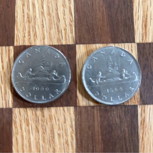 Canadian voyageur Dollar Coin Bundle of 2 qty coins - Picture 3 of 7